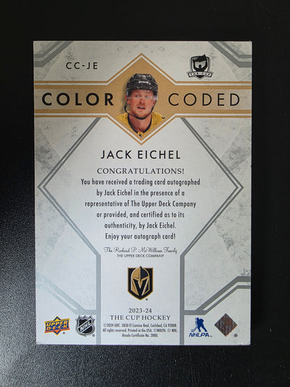 2023-24 Upper Deck The Cup - Color Coded - Jack Eichel #CC-JE