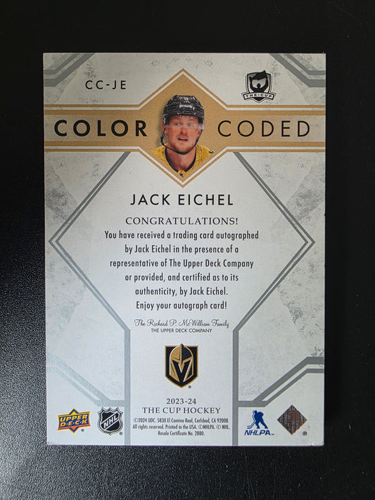 2023-24 Upper Deck The Cup - Color Coded - Jack Eichel #CC-JE