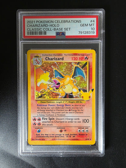 2021 Pokemon - Celebrations - Classic Collection - Holo - Charizard #4/102 PSA10