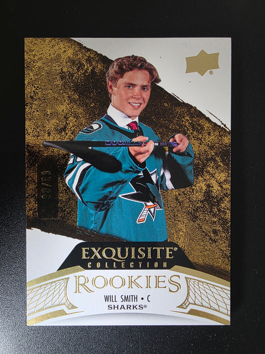 2024-25 Upper Deck Black Diamond - Exquisite Collection Rookies - Gold - Will Smith #R-WS /99 RY