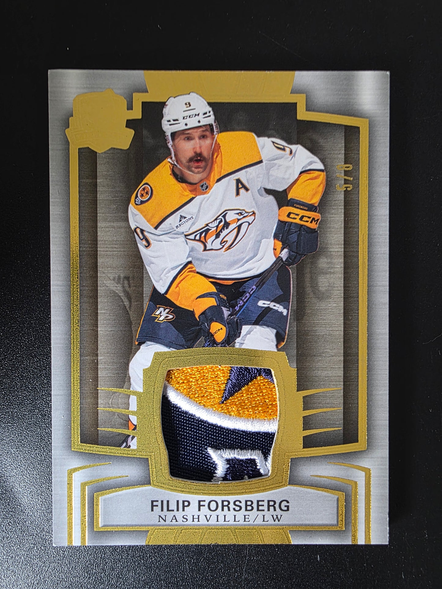 2024-25 Upper Deck The Cup - Gold Foil - Filip Forsberg #9 /8
