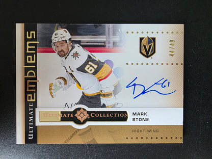 2024-25 Upper Deck Ultimate Collection - Ultimate Emblems Autographs - Mark Stone #UE-MS