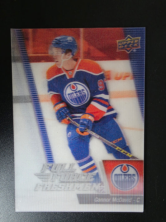 2015-16 Upper Deck Full Force - 3D Full Force Freshman - Connor McDavid #101 RY