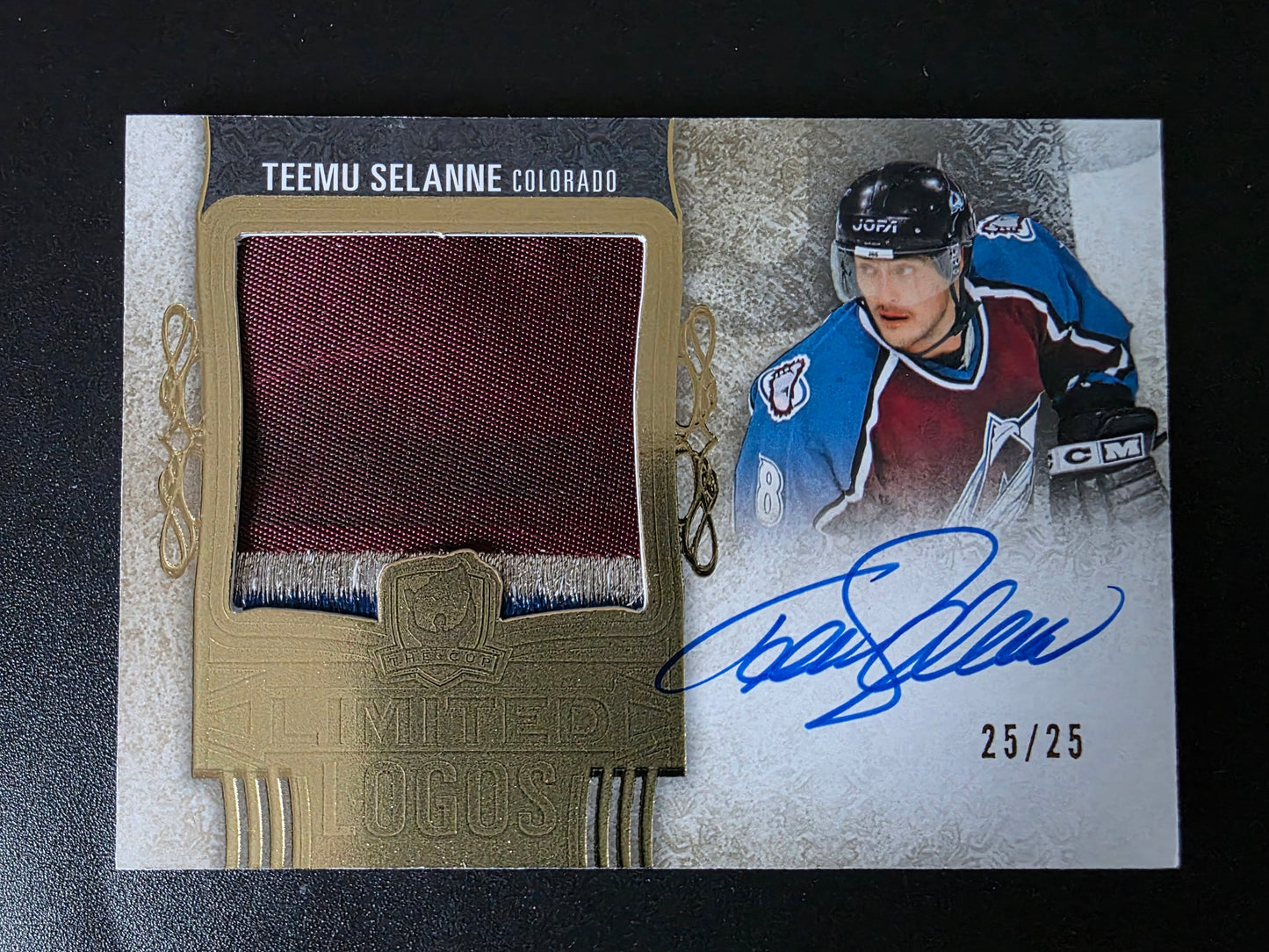 2022-23 Upper Deck The Cup - Limited Logos - Teemu Selanne #LL-SE /25