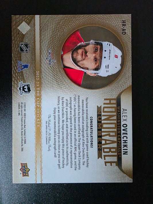 2022-23 The Cup - Honorable Numbers - Alex Ovechkin #HR-AO /25