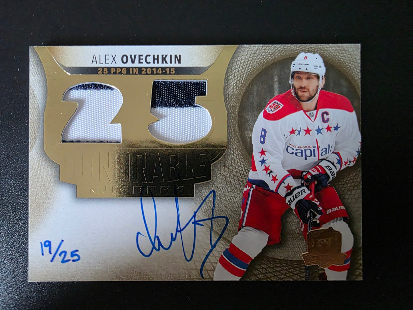 2022-23 The Cup - Honorable Numbers - Alex Ovechkin #HR-AO /25