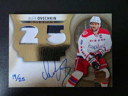 2022-23 The Cup - Honorable Numbers - Alex Ovechkin #HR-AO /25