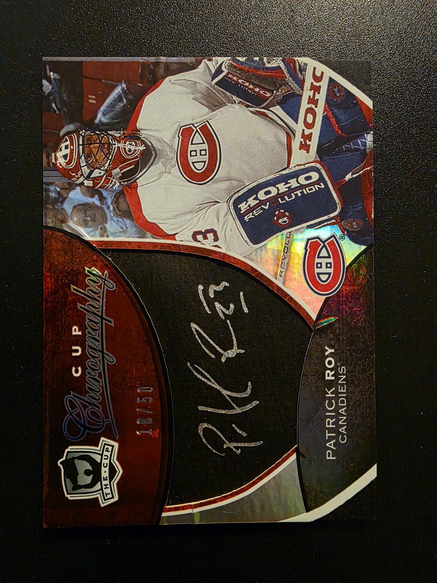 2008-09 Upper Deck The Cup - Chirography - Patrick Roy #CC-PR /50