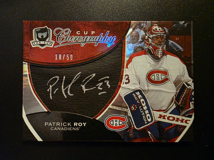 2008-09 Upper Deck The Cup - Chirography - Patrick Roy #CC-PR /50