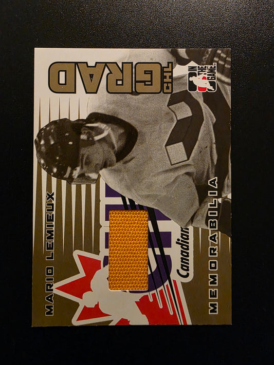 2005-06 In the Game Heroes and Prospects - CHL Grad Memorabilia - Gold - Mario Lemieux #CG-05 /10