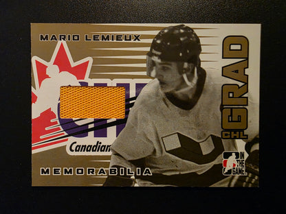 2005-06 In the Game Heroes and Prospects - CHL Grad Memorabilia - Gold - Mario Lemieux #CG-05 /10