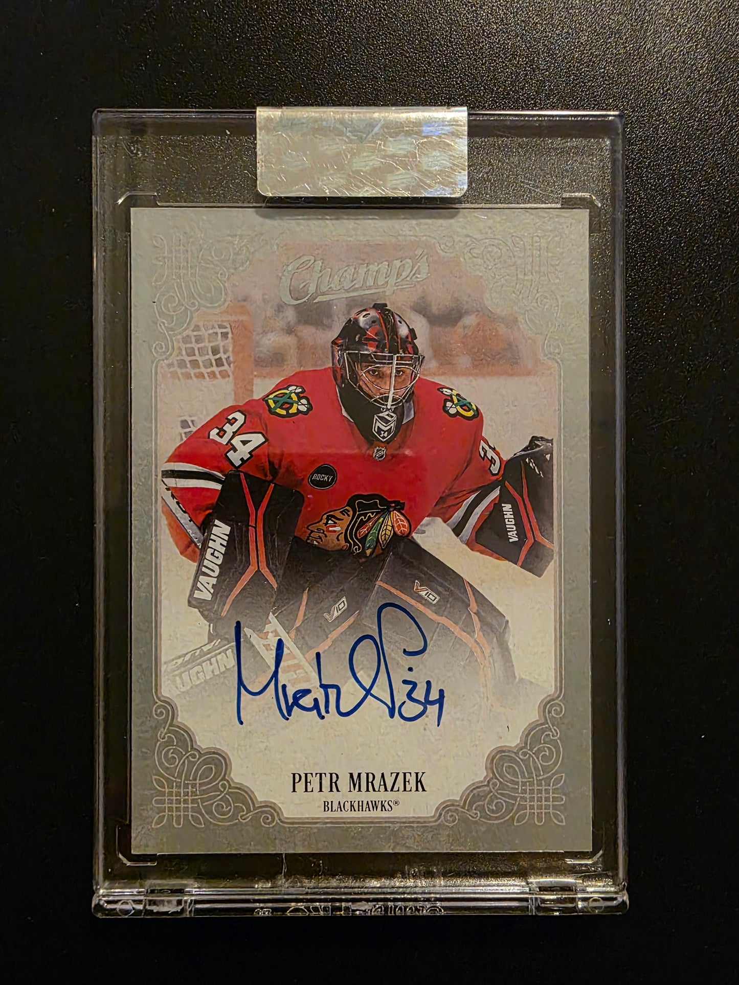 2023-24 Upper Deck Clear Cut - Champs - Petr Mrazek #C-PM