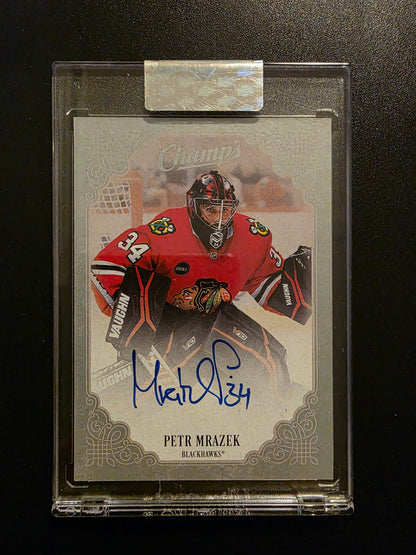2023-24 Upper Deck Clear Cut - Champs - Petr Mrazek #C-PM