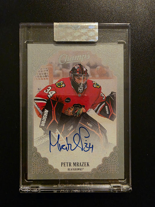 2023-24 Upper Deck Clear Cut - Champs - Petr Mrazek #C-PM