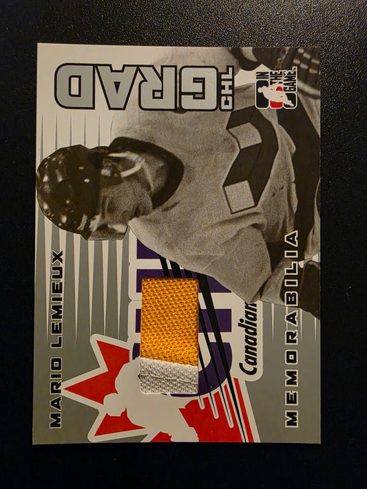 2005-06 In the Game Heroes and Prospects - CHL Grad Memorabilia - Silver - Mario Lemieux #CG-05 /70
