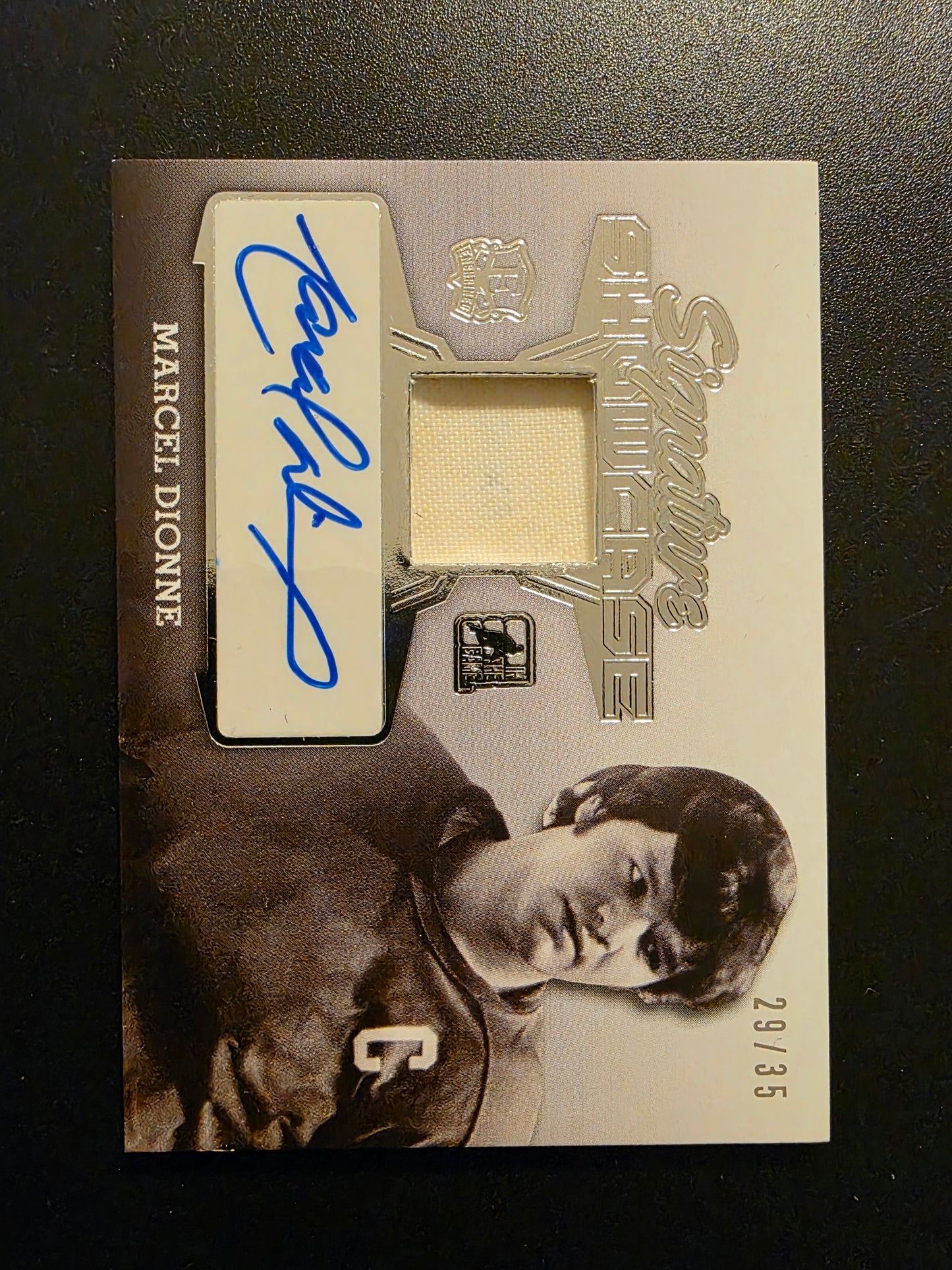 2016 Leaf In the Game Enshrined - Signature Showcase - Silver - Marcel Dionne #SS-MD1 /35