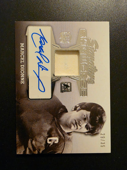 2016 Leaf In the Game Enshrined - Signature Showcase - Silver - Marcel Dionne #SS-MD1 /35