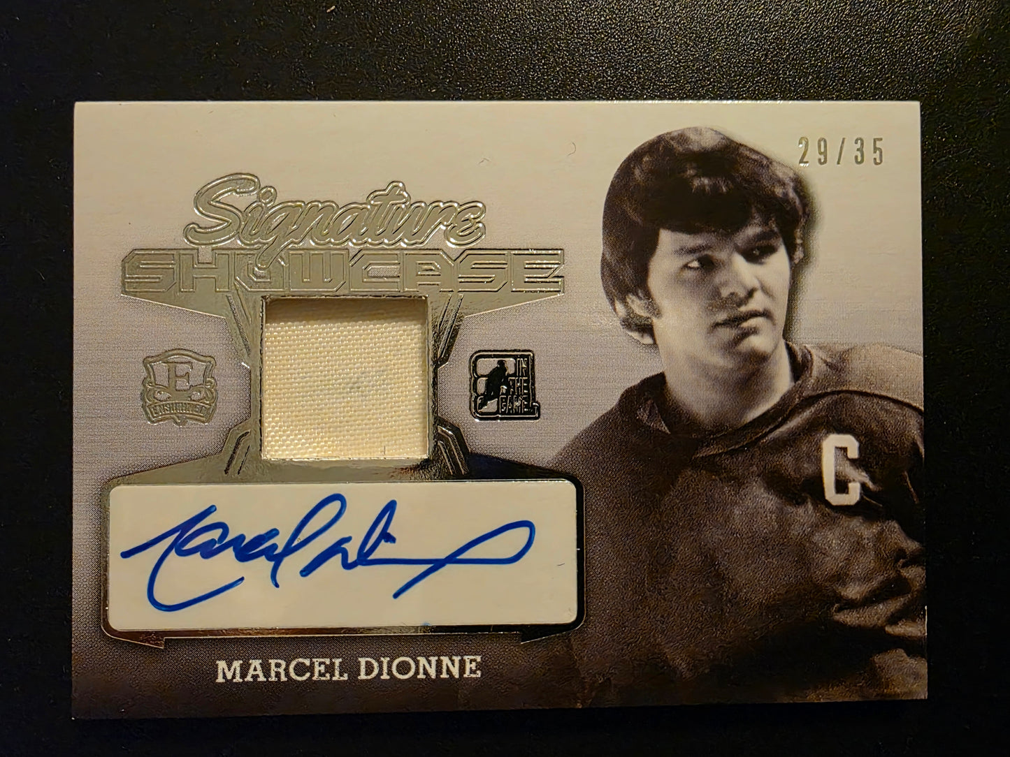 2016 Leaf In the Game Enshrined - Signature Showcase - Silver - Marcel Dionne #SS-MD1 /35