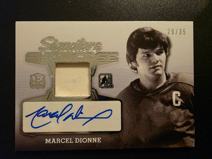 2016 Leaf In the Game Enshrined - Signature Showcase - Silver - Marcel Dionne #SS-MD1 /35
