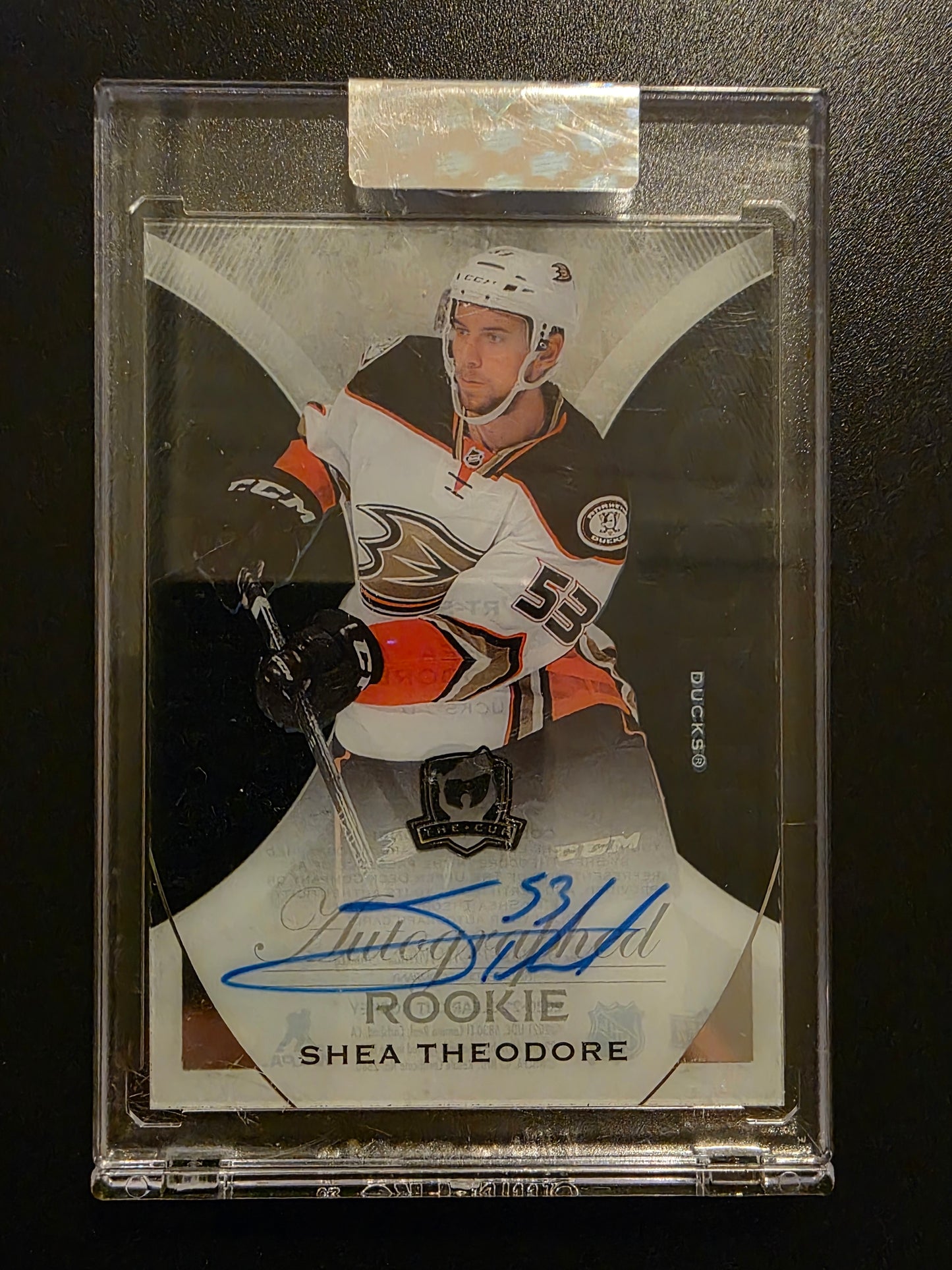 2023-24 Upper Deck Clear Cut - 2020-21 Update Rookie Tribute Autos - 2015-16 The Cup Rookies - Shea Theodore #RT-ST