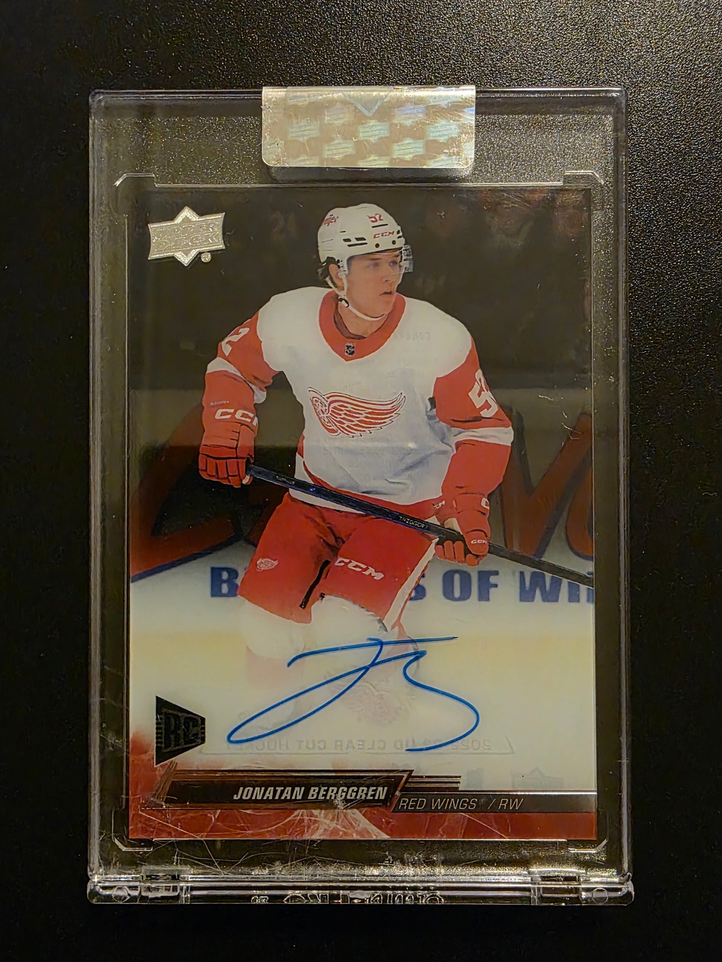 2023-24 Upper Deck Clear Cut - 2022-23 Base Update - Rookies - Jonatan Berggren #CC-JB