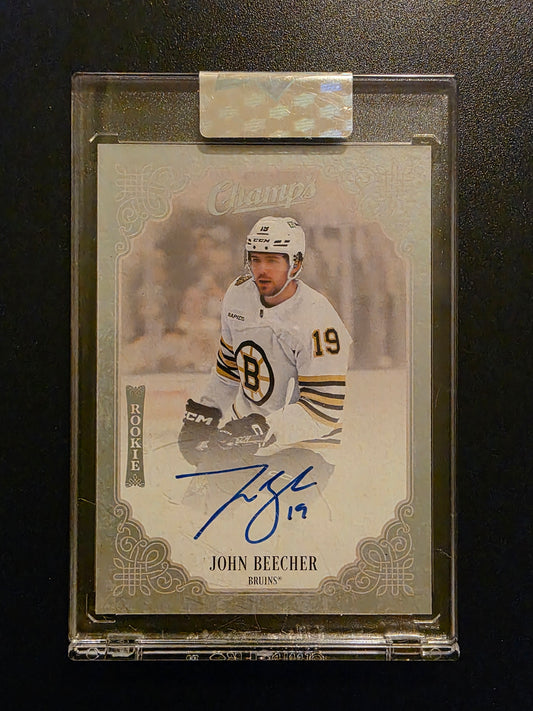 2023-24 Upper Deck Clear Cut - Champs - Rookies - John Beecher #C-JB RY