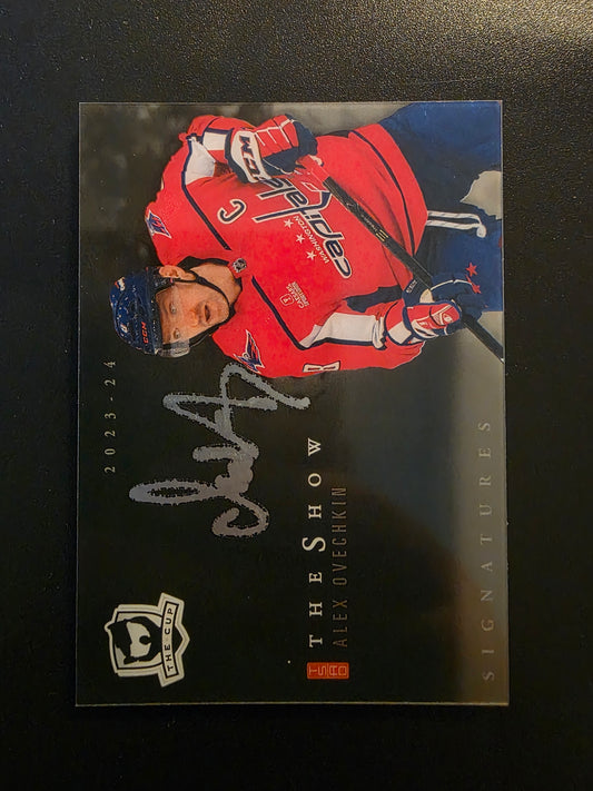 2023-24 Upper Deck The Cup - The Show Black Autograph - Alex Ovechkin #SB-AO