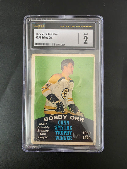 1970-71 O-Pee-Chee - Award Winner - Bobby Orr #252 CSG 2
