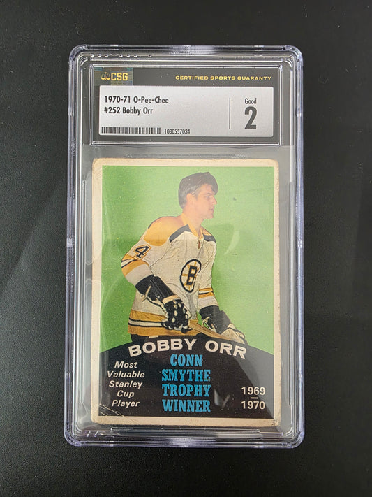 1970-71 O-Pee-Chee - Award Winner - Bobby Orr #252 CSG 2