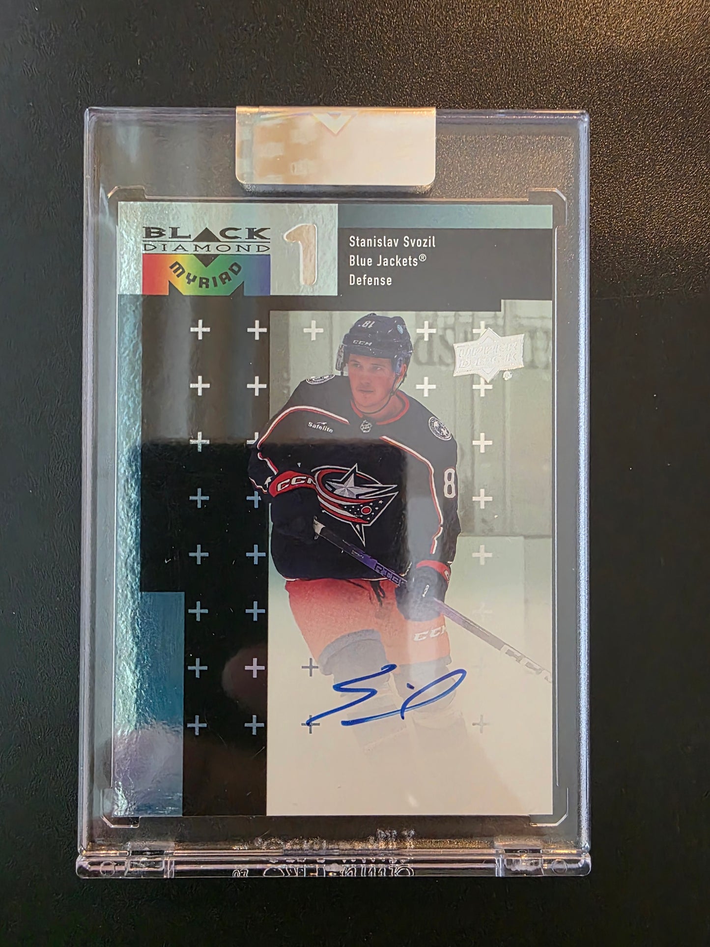 2023-24 Upper Deck Clear Cut - 1998-99 Black Diamond Myriad - Rookies - Stanislav Svozil #BDM-SS RY