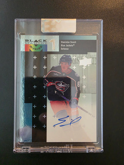 2023-24 Upper Deck Clear Cut - 1998-99 Black Diamond Myriad - Rookies - Stanislav Svozil #BDM-SS RY