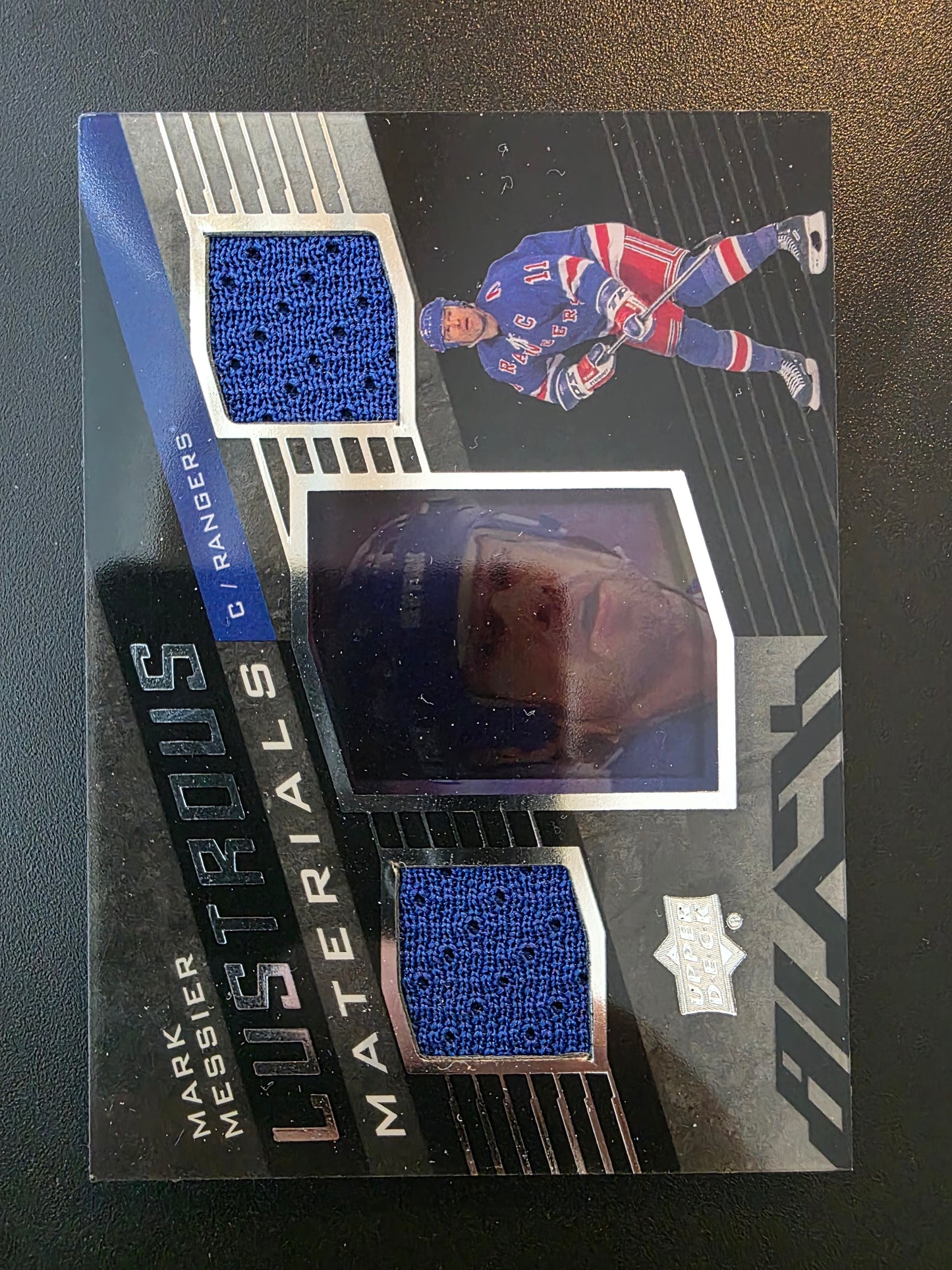 2014-15 Upper Deck Ice - UD Black Lustrous Materials - Mark Messier #LM-MM