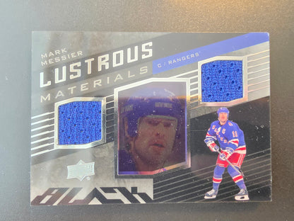 2014-15 Upper Deck Ice - UD Black Lustrous Materials - Mark Messier #LM-MM
