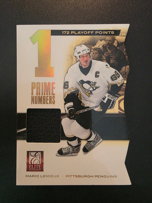 2011-12 Panini Elite - Prime Numbers - Jerseys - Mario Lemieux #6 /172