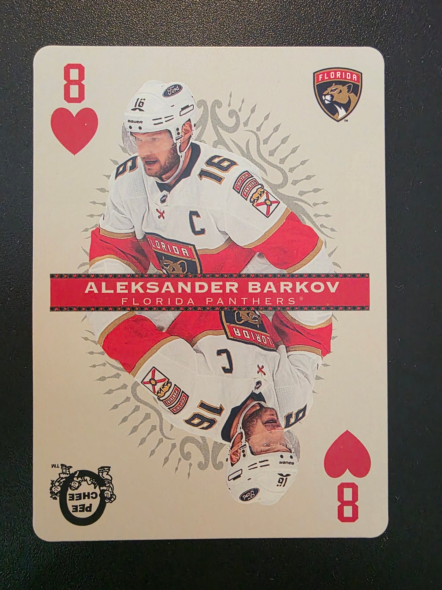 2021-22 O-Pee-Chee - Playing Cards - Aleksander Barkov #8-HEARTS