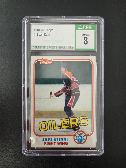 1981-82 Topps - Jari Kurri RC #18 CSG 8