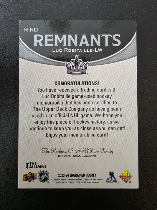 2023-24 Upper Deck Engrained - Remnants - Luc Robitaille #R-RO