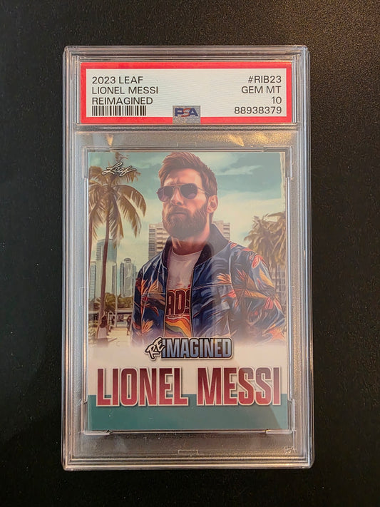2023 Leaf ReImagined -  Lionel Messi #RIB-23 /1438 PSA 10