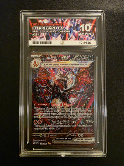 2023 Pokemon Scarlet & Violet - Paldean Fates - Special Illustration Rare - Charizard ex #234 ACE 10