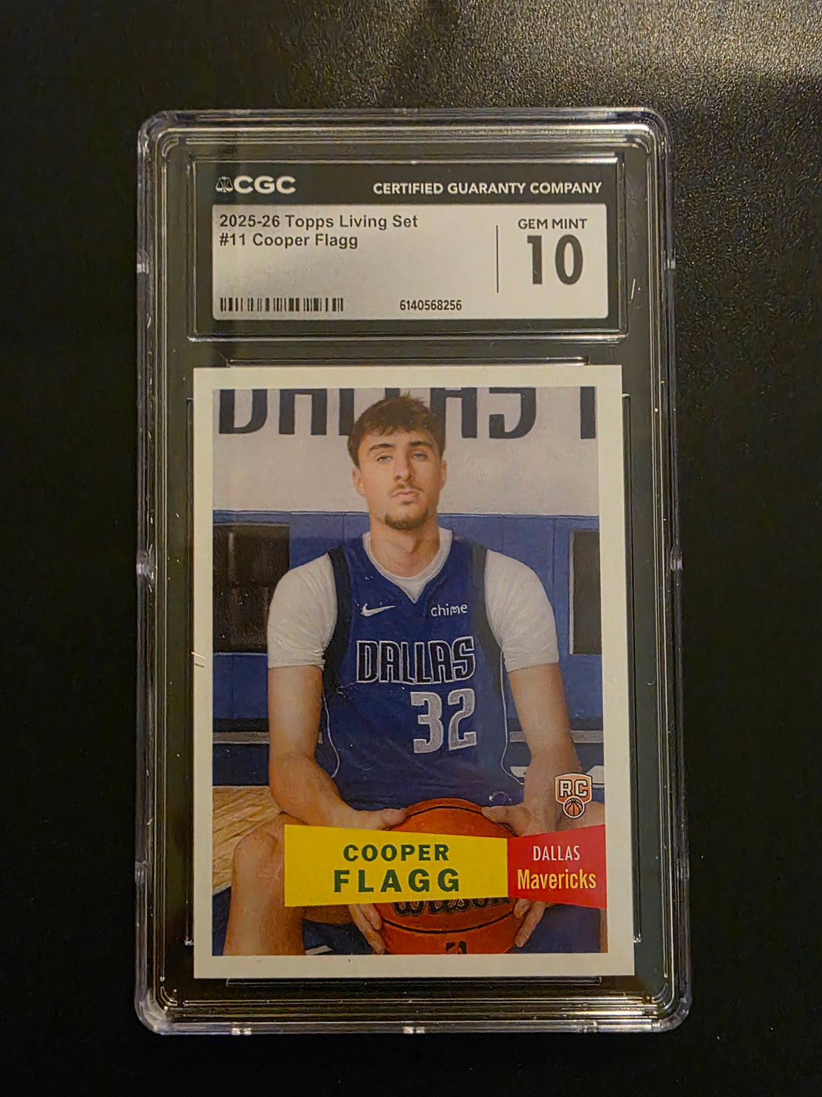 2025-26 Topps NBA Living Set - Online Exclusive - Cooper Flagg #11 CGC 10 RY