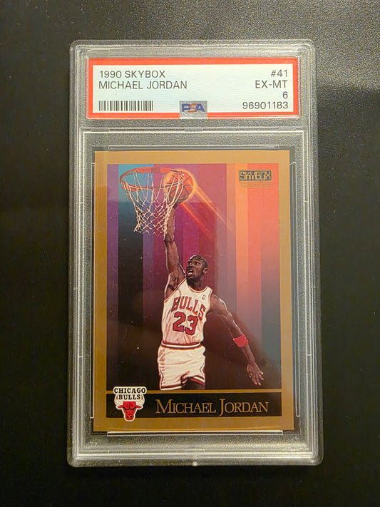 1990-91 Skybox - Michael Jordan #41 PSA 6