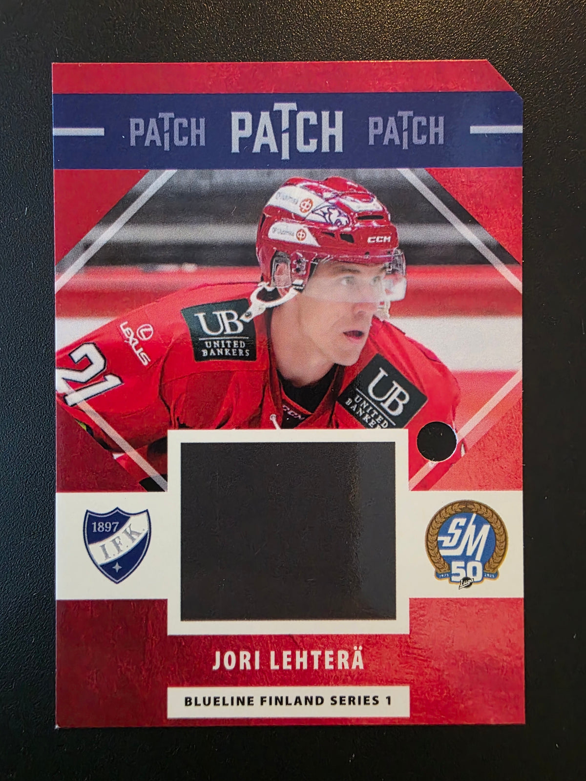 2024-25 Blueline - Patch - Jori Lehterä #GWP1 /40