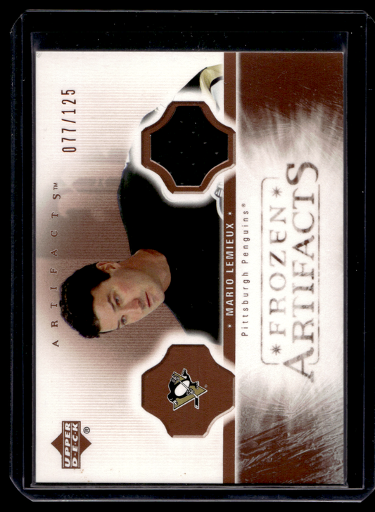 2005-06 Upper Deck Artifacts - Frozen Artifacts - Copper - Mario Lemieux #FA-ML /125