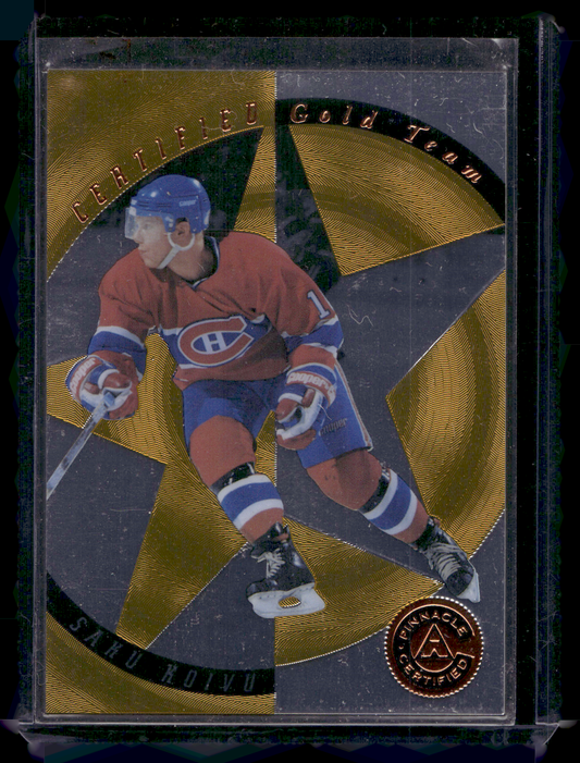 1997-98 Pinnacle Certified - Certified Team - Promo Gold - Saku Koivu #18
