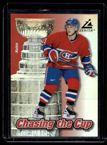 1997-98 Pinnacle Zenith - Chasing the Cup - Saku Koivu #13