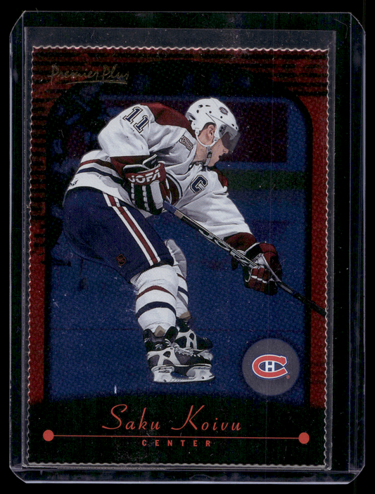 2000-01 Topps Premier Plus - Blue Ice - Saku Koivu #83 /250