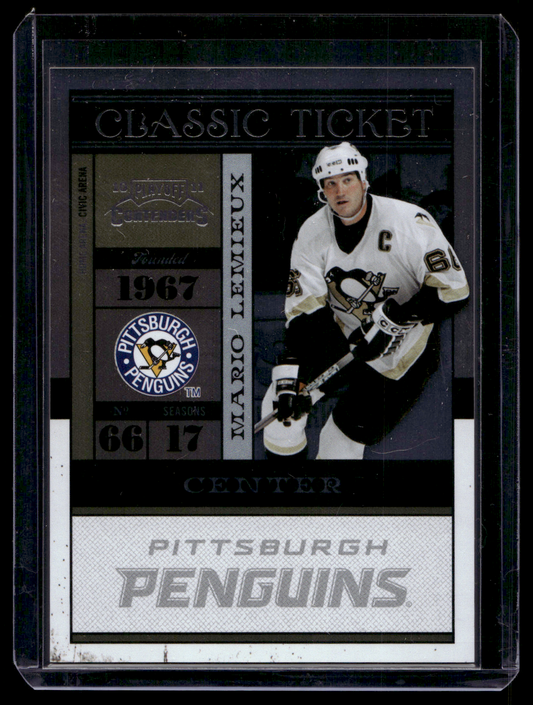 2010-11 Panini Playoff Contenders - Classic Ticket - Mario Lemieux #108