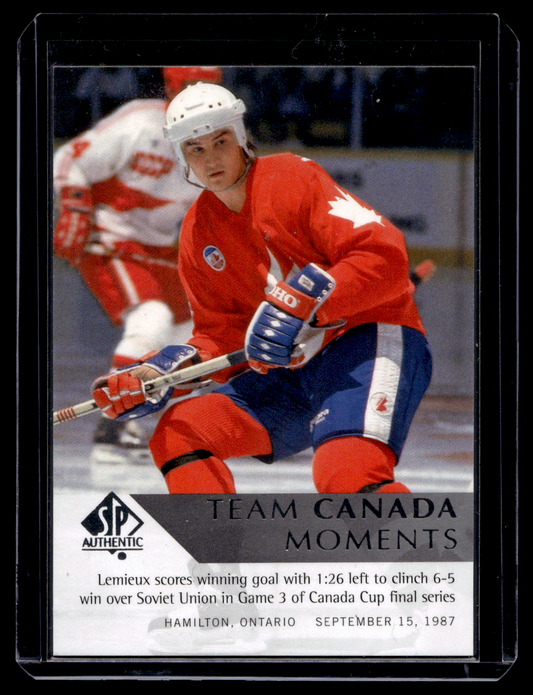 2012-13 Upper Deck SP Authentic - Team Canada Moments - Mario Lemieux #200