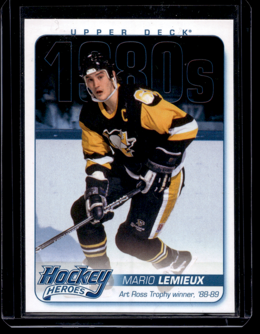 2013-14 Upper Deck - Hockey Heroes 1980s - Mario Lemieux #HH50