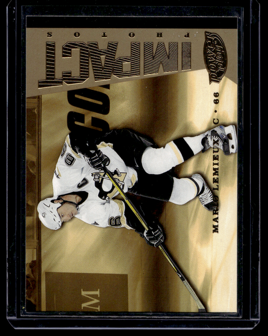 2005-06 Upper Deck Power Play - Impact Photos - Mario Lemieux #100